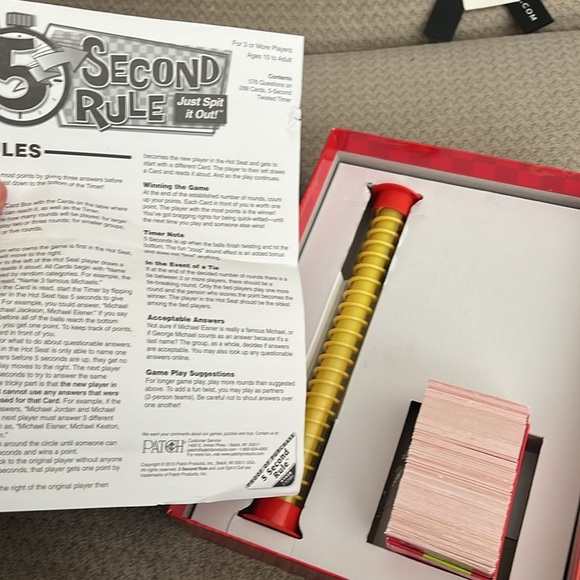 “Patch- 5 Second Rule card game” - Picture 4 of 4